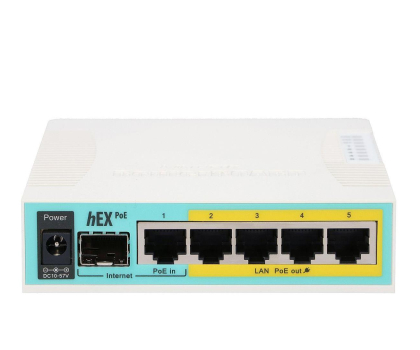 Router MikroTik hEX PoE RB960PGS (1xWAN 1xSFP 4xLAN) 4xPoE